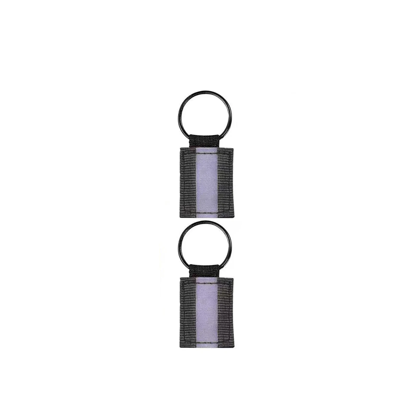 Double-Sided Reflective Keychain Pendant alternate view